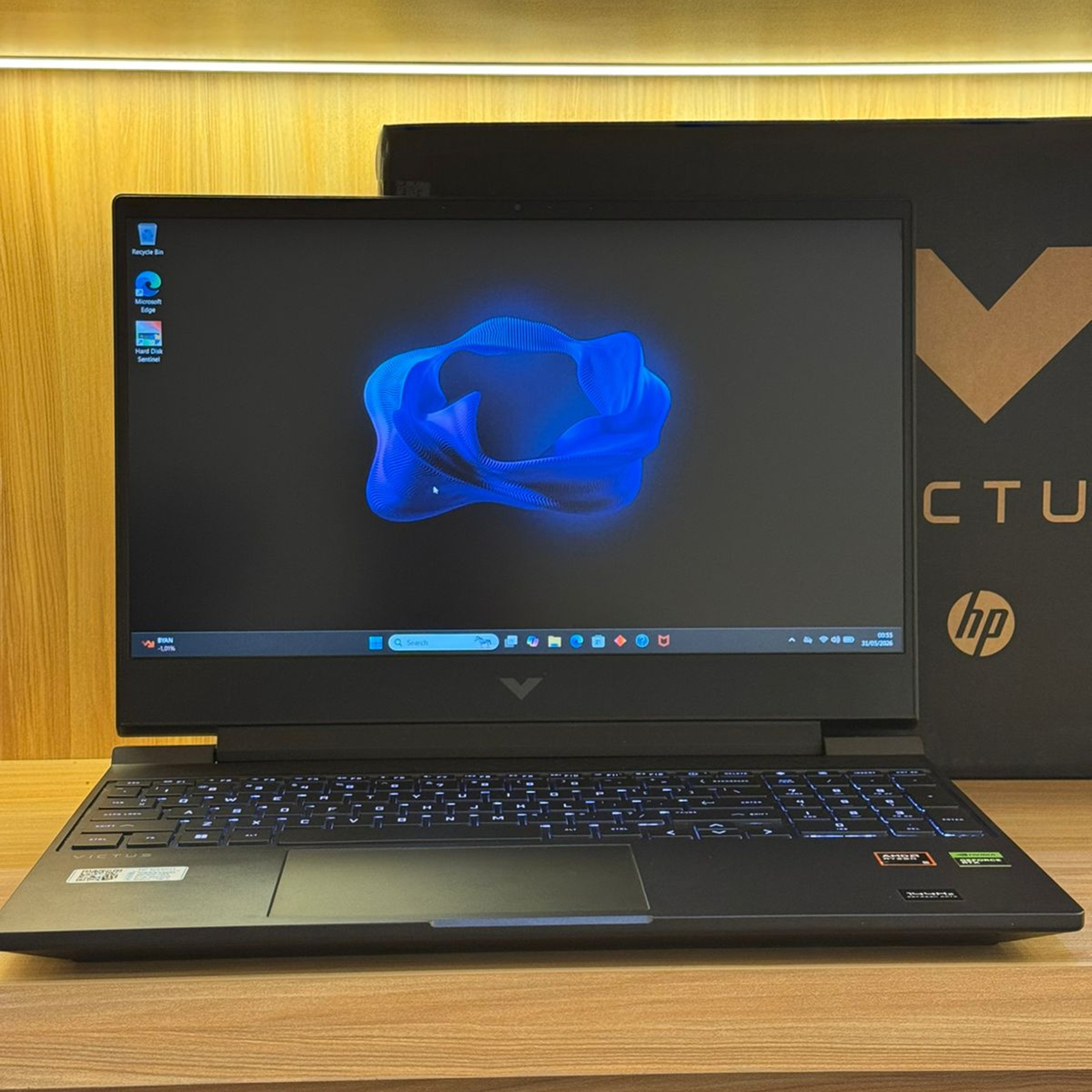HP VICTUS GAMING 15 AMD RYZEN 5 RTX RAM 16 SSD 2ND BERGARANSI